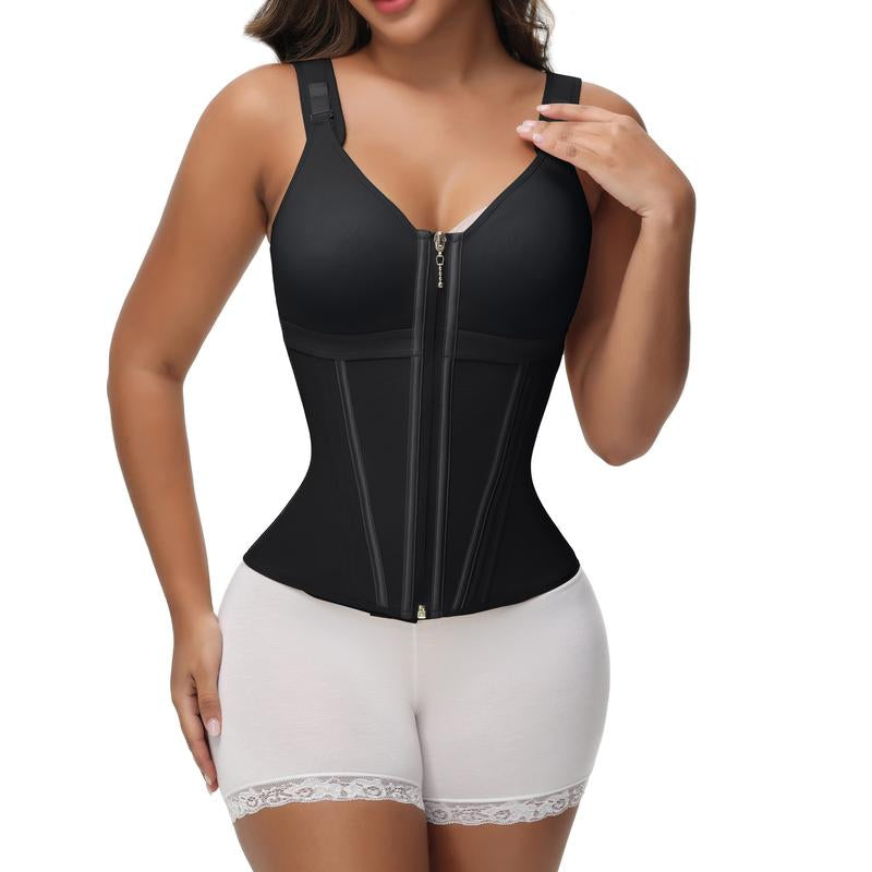 SHAPSHE Waist Shapewear for Women with Bra Tummy Control Girdle Workout Shapewear with Adjustable Shoulder Strap